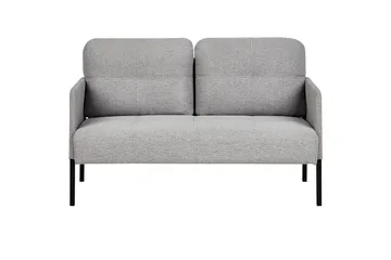 2-sitssoffa Beliani Lahti Beige, svart Light grey||Black - Møbler - Sofaer - 2 seter sofa