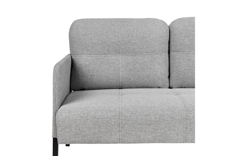 2-sitssoffa Beliani Lahti Beige, svart NO_BRAND Light grey||Black - Møbler - Sofaer - 2 seter sofa