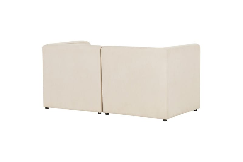 2-sitssoffa Beliani Lemvig Beige NO_BRAND Beige - Møbler - Sofaer - Modulsofaer - Komplett modulsofa