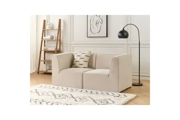 2-sitssoffa Beliani Lemvig Beige NO_BRAND Beige - Møbler - Sofaer - Modulsofaer - Komplett modulsofa
