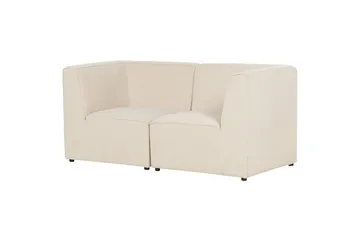 2-sitssoffa Beliani Lemvig Beige NO_BRAND Beige - Møbler - Sofaer - Modulsofaer - Komplett modulsofa