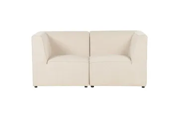 2-sitssoffa Beliani Lemvig Beige NO_BRAND Beige - Møbler - Sofaer - Modulsofaer - Komplett modulsofa