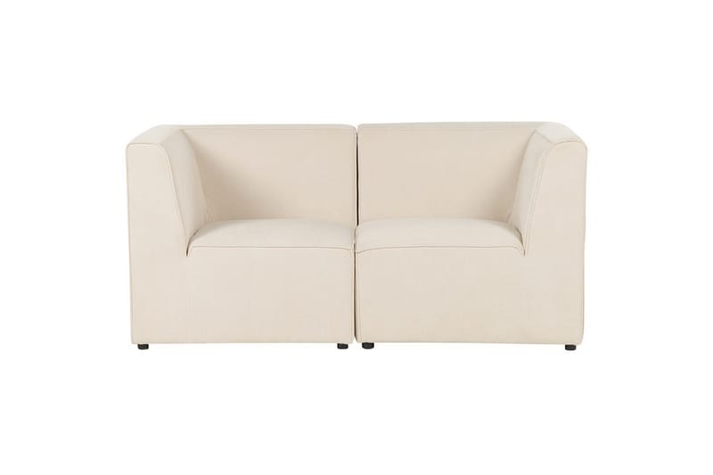 2-sitssoffa Beliani Lemvig Beige NO_BRAND Beige - Møbler - Sofaer - Modulsofaer - Komplett modulsofa