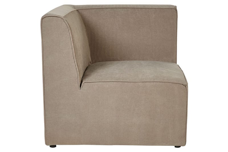 2-sitssoffa Beliani Lemvig Beige NO_BRAND Taupe - Møbler - Sofaer - Modulsofaer - Komplett modulsofa