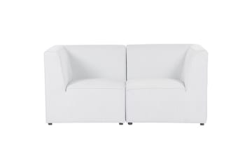 2-sitssoffa Beliani Lemvig Beige NO_BRAND White - Møbler - Sofaer - Modulsofaer - Komplett modulsofa