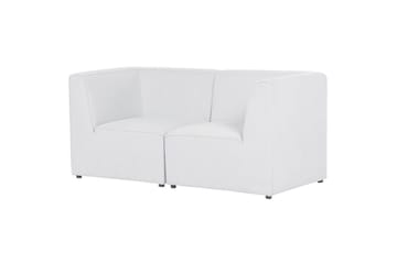 2-sitssoffa Beliani Lemvig Beige NO_BRAND White - Møbler - Sofaer - Modulsofaer - Komplett modulsofa
