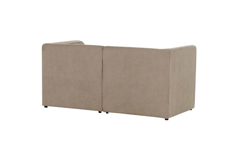 2-sitssoffa Beliani Lemvig Beige Taupe - Møbler - Sofaer - Modulsofaer - Komplett modulsofa