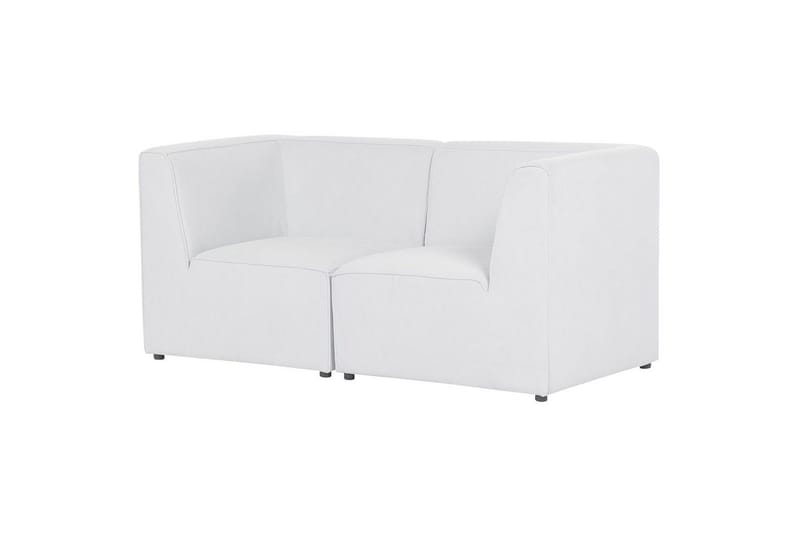2-sitssoffa Beliani Lemvig Beige White - Møbler - Sofaer - Modulsofaer - Komplett modulsofa