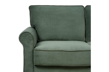 2-sitssoffa Beliani Ronneby Beige, ljust trä NO_BRAND Dark green||Light colored wood - Møbler - Sofaer - 2 seter sofa