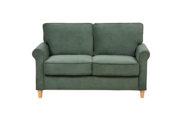 2-sitssoffa Beliani Ronneby Beige, ljust trä NO_BRAND Dark green||Light colored wood - Møbler - Sofaer - 2 seter sofa