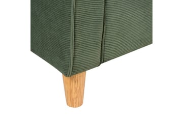 2-sitssoffa Beliani Ronneby Beige, ljust trä NO_BRAND Dark green||Light colored wood - Møbler - Sofaer - 2 seter sofa