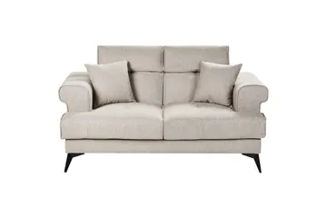2-sitssoffa Beliani Skive Beige Beige