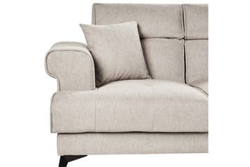 2-sitssoffa Beliani Skive Beige NO_BRAND Beige - Møbler - Sofaer - 2 seter sofa
