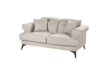 2-sitssoffa Beliani Skive Beige NO_BRAND Beige - Møbler - Sofaer - 2 seter sofa