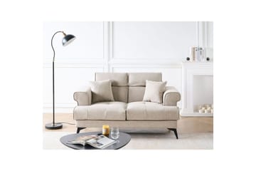 2-sitssoffa Beliani Skive Beige NO_BRAND Beige - Møbler - Sofaer - 2 seter sofa