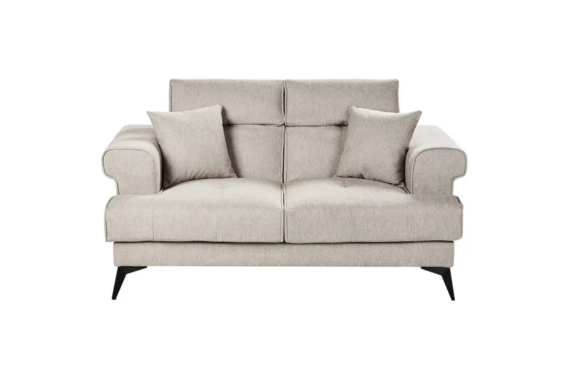 2-sitssoffa Beliani Skive Beige NO_BRAND Beige