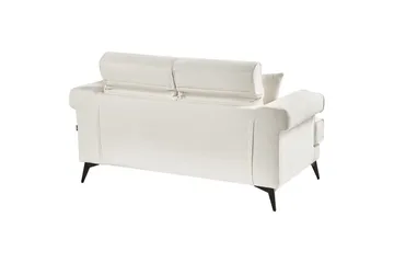 2-sitssoffa Beliani Skive Beige White||Black - Møbler - Sofaer - 2 seter sofa