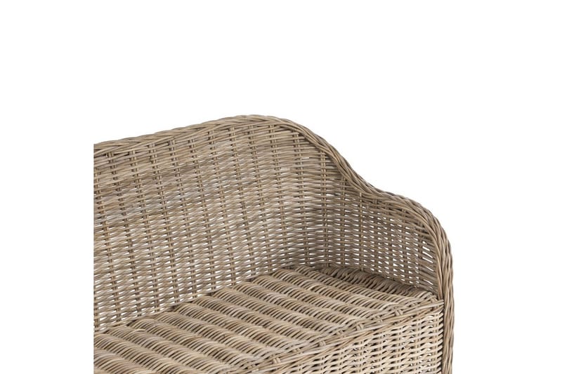 2-sitssoffa Beliani Susua Nature - Hagemøbler & utemiljø - Utesofa - Hagesofa & hagebenk