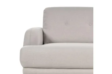 2-sitssoffa Beliani Tuve Beige, ljust trä, Bouclé Beige||Light colored wood VALUE_MISSING_2 - Møbler - Sofaer - 2 seter sofa