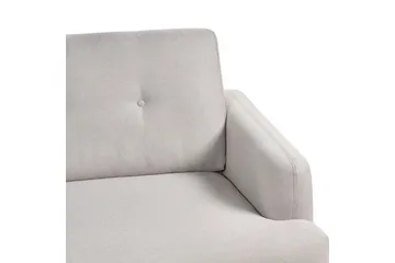 2-sitssoffa Beliani Tuve Beige, ljust trä, Bouclé Beige||Light colored wood VALUE_MISSING_2 - Møbler - Sofaer - 2 seter sofa
