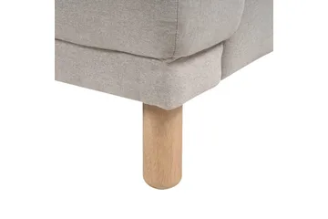 2-sitssoffa Beliani Tuve Beige, ljust trä, Bouclé Beige||Light colored wood VALUE_MISSING_2 - Møbler - Sofaer - 2 seter sofa