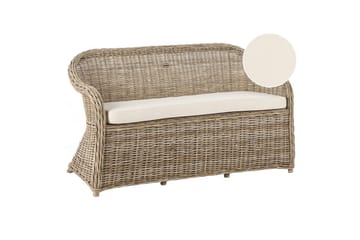 2.5-sitssoffa Beliani Susua NO_BRAND Nature||White - Møbler - Sofaer - Sofagrupper