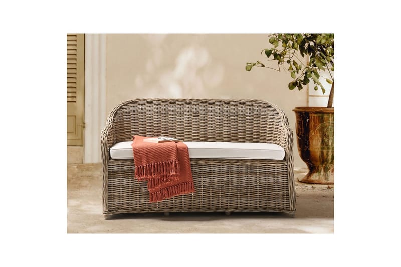 2.5-sitssoffa Beliani Susua NO_BRAND Nature||White - Møbler - Sofaer - Sofagrupper