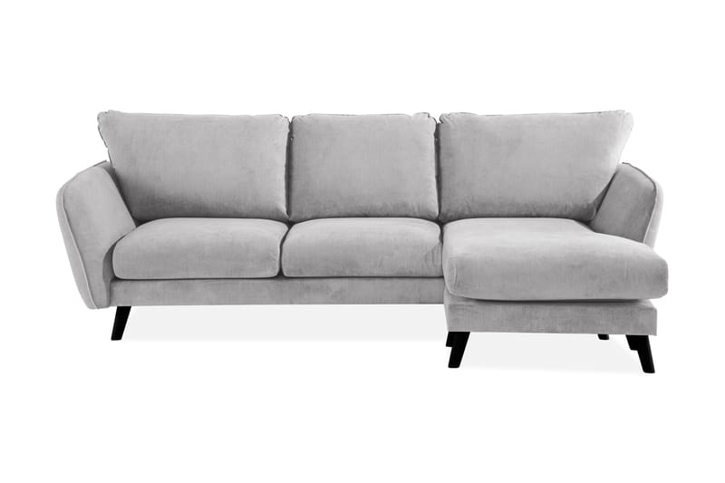 3-seter Divansofa Colt Lyx Høyre - Lysegrå - 4 seters sofa med divan - Sofaer med sjeselong
