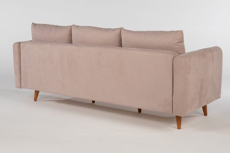 3-seter Franchak Sofa - Brun - 3 seter sofa