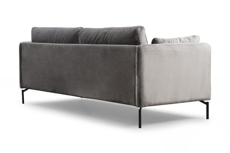 3-seter Sofa Aitze - Grå - 3 seter sofa