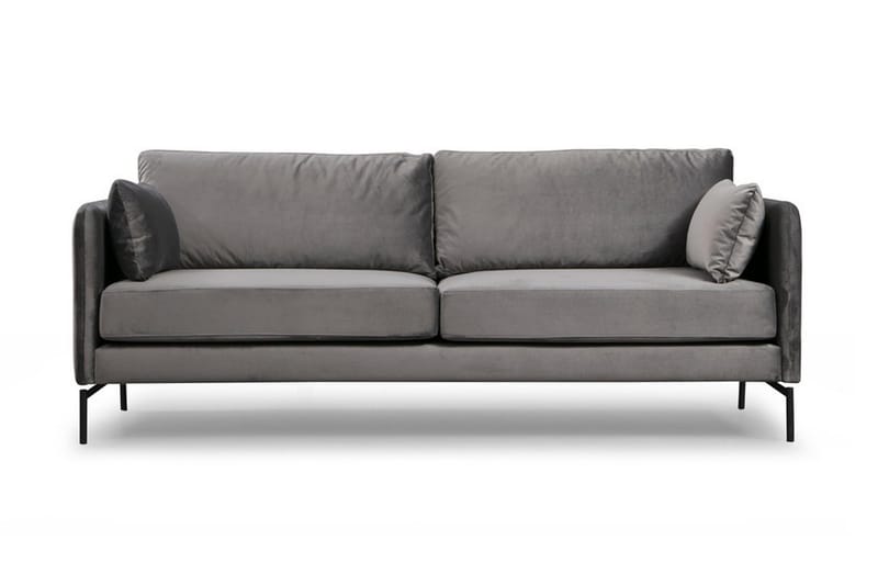 3-seter Sofa Aitze - Grå - 3 seter sofa