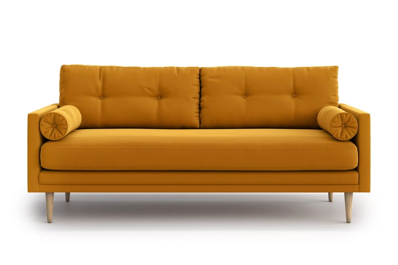 3-seter Sofa Alory - Gul - 3 seter sofa