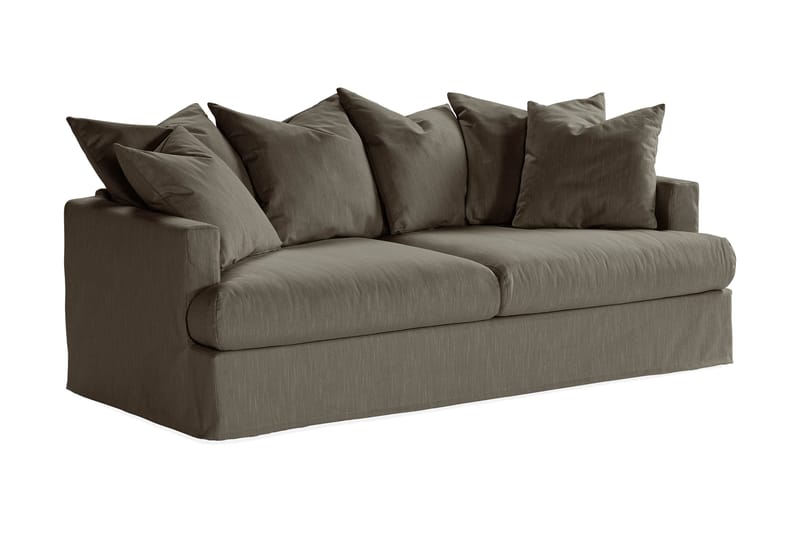 3-seter Sofa Armunia - Grønn - Skinnsofaer - 3 seter sofa - Fløyelssofaer - 2 seter sofa - 4 seter sofa - Sofaer
