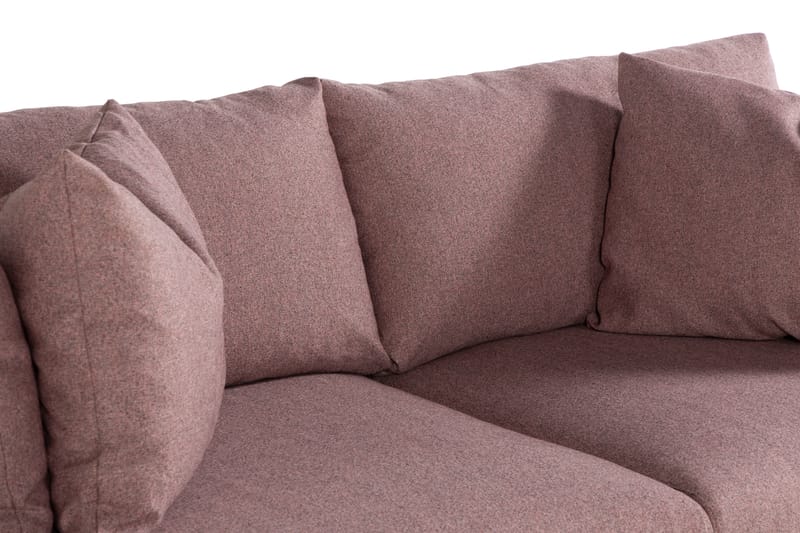 3-seter Sofa Armunia - Lilla/Svart - 3 seter sofa