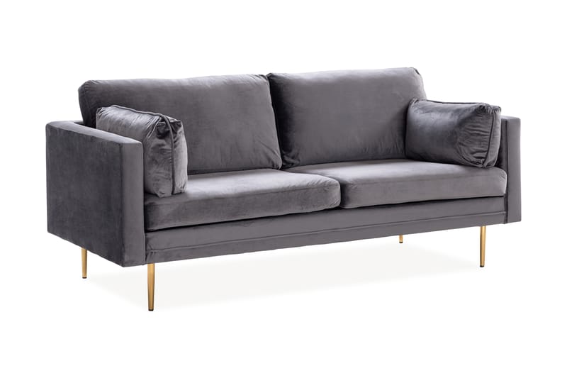 3-seter Sofa Bloom - Grå - 3 seter sofa