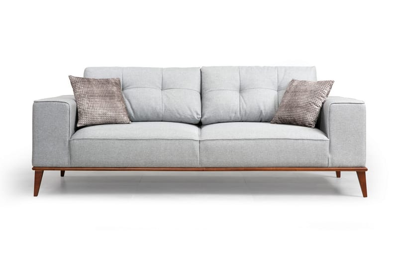 3-Seter Sofa Botts - Grå - 3 seter sofa