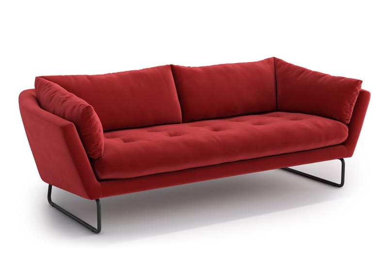 3-seter Sofa Gunntorp - Rød - 3 seter sofa