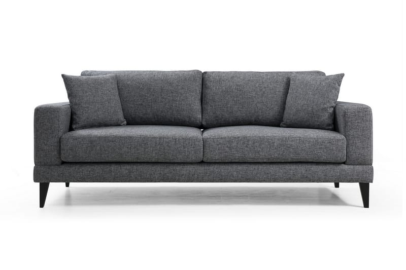 3-Seter Sofa Maner - Grå - 3 seter sofa