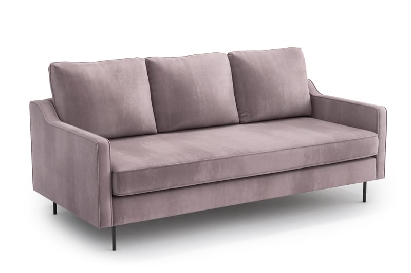 3-seter Sofa Vickan - Rosa - 3 seter sofa