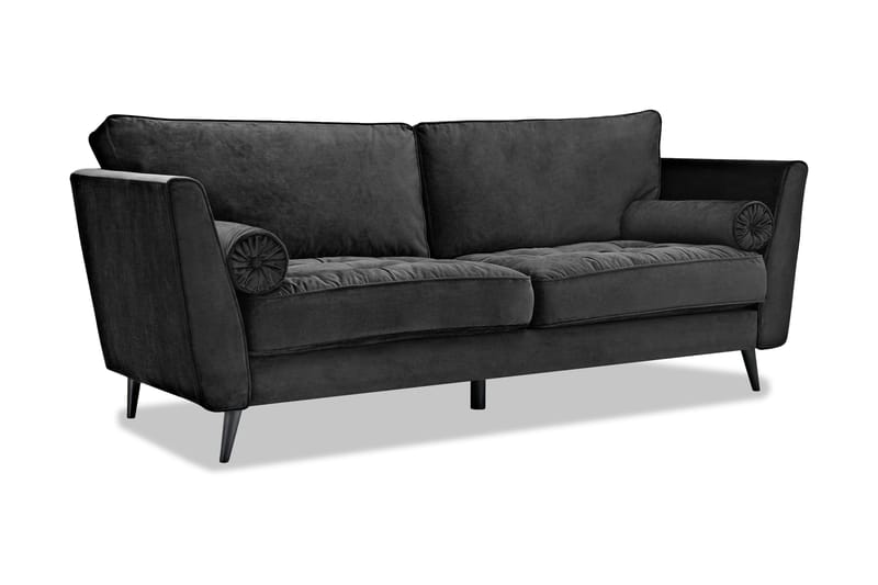 3-seter Sofa Yusra - Grå - 3 seter sofa