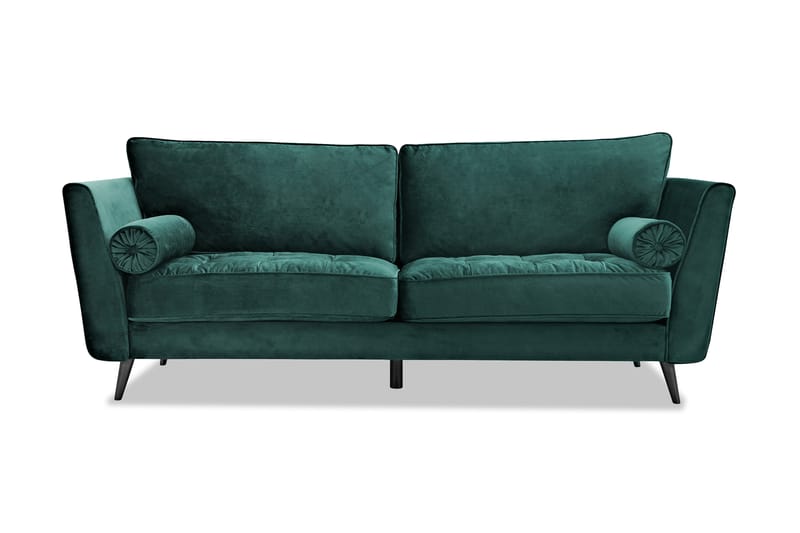 3-seter Sofa Yusra - Grønn - Møbler - Sofaer - 3 seter sofa