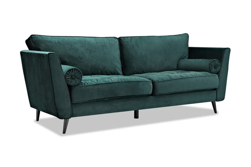 3-seter Sofa Yusra - Grønn - Møbler - Sofaer - 3 seter sofa
