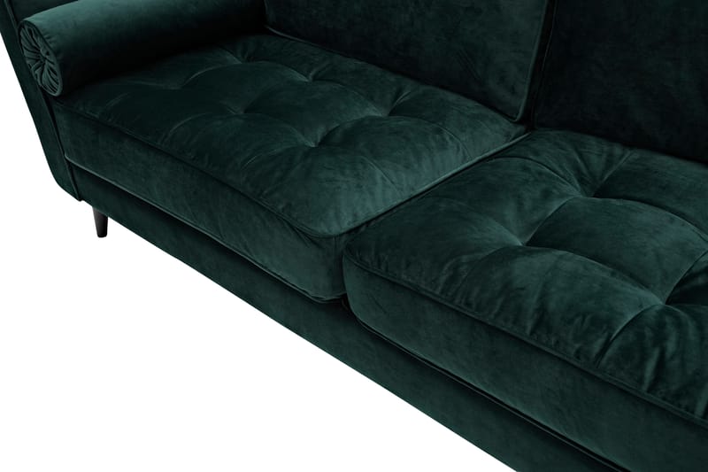 3-seter Sofa Yusra - Grønn - 3 seter sofa