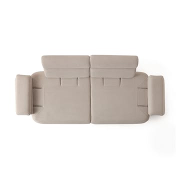 3-seters sofa Atelier Del Sofa Bonjo Silver (246 x 81 x 97 cm) Beige - Beige - Møbler - Sofaer - 3 seter sofa