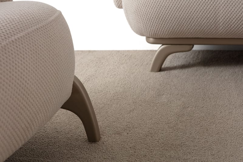 3-seters sofa Atelier Del Sofa Bonjo Silver (246 x 81 x 97 cm) Beige - Beige - Møbler - Sofaer - 3 seter sofa