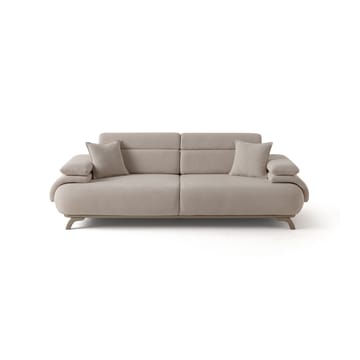 3-seters sofa Atelier Del Sofa Bonjo Silver (246 x 81 x 97 cm) Beige - Beige - Møbler - Sofaer - 3 seter sofa