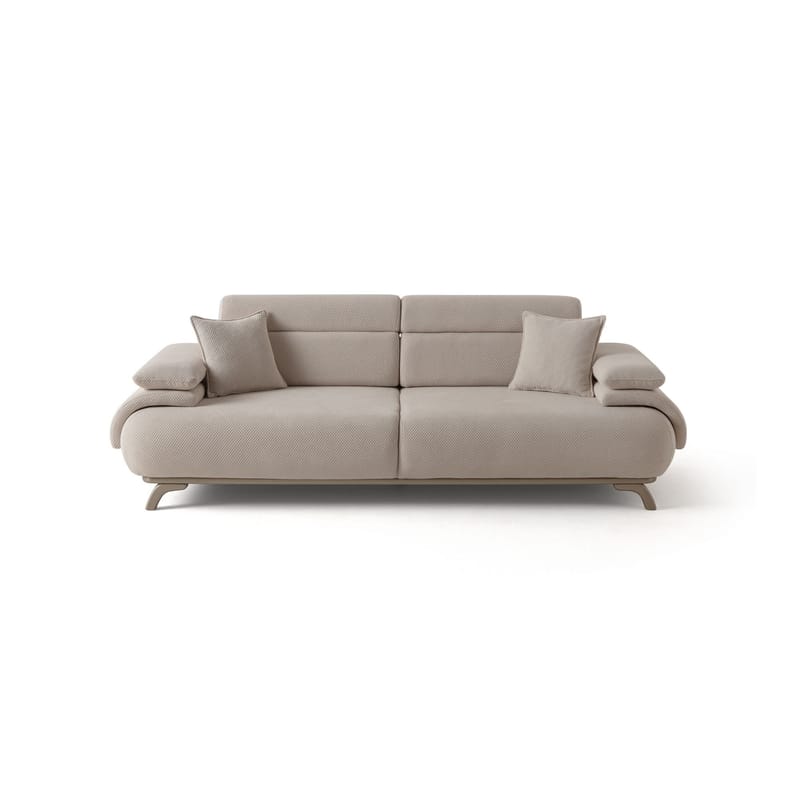 3-seters sofa Atelier Del Sofa Bonjo Silver (246 x 81 x 97 cm) Beige - Beige - Møbler - Sofaer - 3 seter sofa