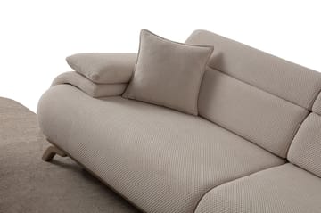 3-seters sofa Atelier Del Sofa Bonjo Silver (246 x 81 x 97 cm) Beige - Beige - Møbler - Sofaer - 3 seter sofa