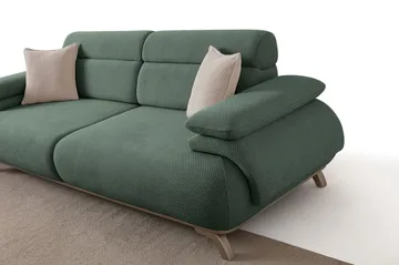 3-seters sofa Atelier Del Sofa Bonjo Silver (246 x 81 x 97 cm) Grønn - Grønn - Møbler - Sofaer - 3 seter sofa