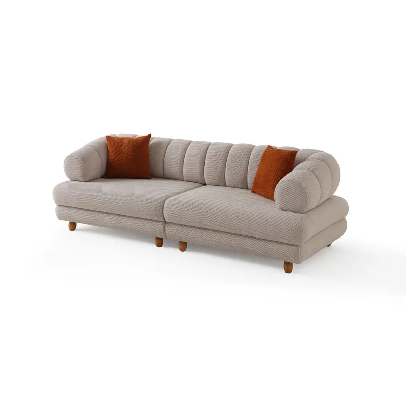 3-seters sofa Atelier Del Sofa Gloria (240 x 80 x 95 cm) Beige, Beige